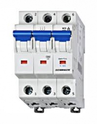 Jistič 10A třífázový elektrický Schrack C 6kA BM017310