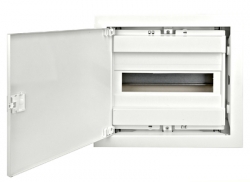 Rozvodnice Schrack BK0850012- 12 modulů pod omítku IP40 bílá plechové dveře