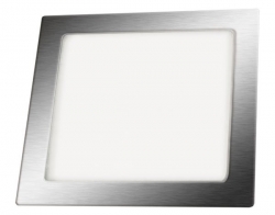 Led panel stropní do podhledu 12W čtvercový 160x160mm chrom rám denní bílá 4000K Greenlux