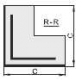 Kryt kabelové lišty 40x20mm Polyprofil UO 40020 roh vnější