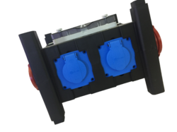 Rozvaděč zásuvkový přenosný box 8 modulů bez jištění IP44 C2MB-TP electric